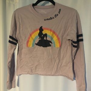 Disney Ariel Long Sleeve Crop Top